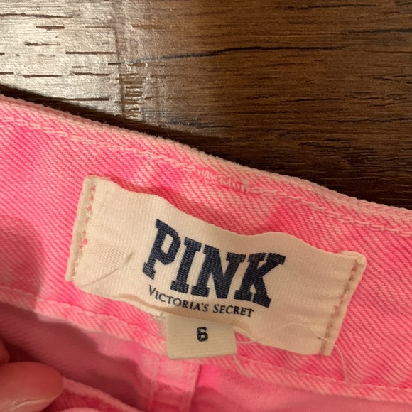 Victoria’s Secret pink cut off shorts - Picture 3 of 3